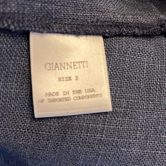 GIANNETTI OVERSIZED DRESS 💯 LINEN SIZE 2 - Picture 8 of 14